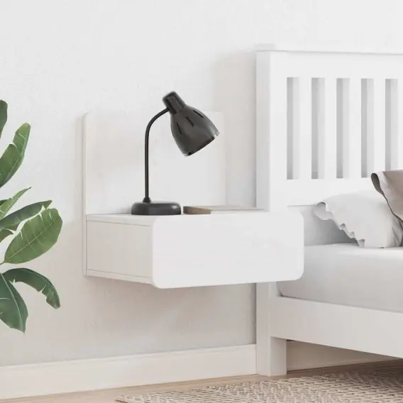 Zamów dziś Stolik nocny 2 pcs Biały 44 x 32,5 x 40 cm Lite drewno sosnowe Lumarko! - Hurtownia wielobranżowa Lumarko